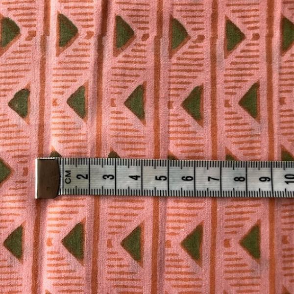 Hand Block Print aus Indien - TRIANGLE